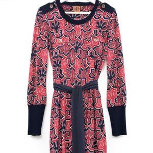 COPY - Tory Burch Silk Blend Print Midi Dress